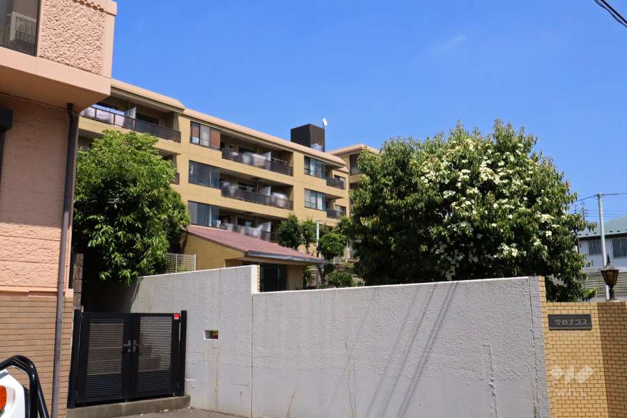 マンション雪谷テラスの外観(北西側から)