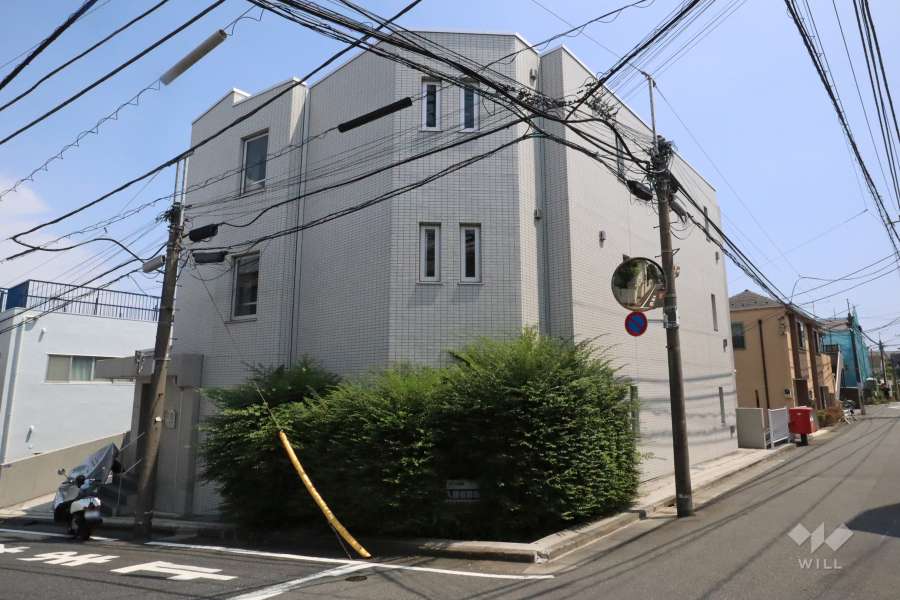 プレールドゥーク馬込の外観(南西側から)