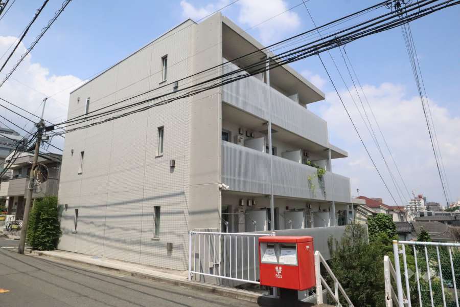 プレールドゥーク馬込の外観(南東側から)