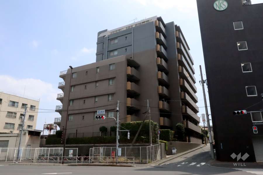フェアロージュ馬込の外観(南西側から)