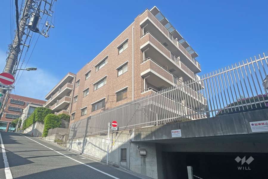 エクセル馬込の外観（南西側から）