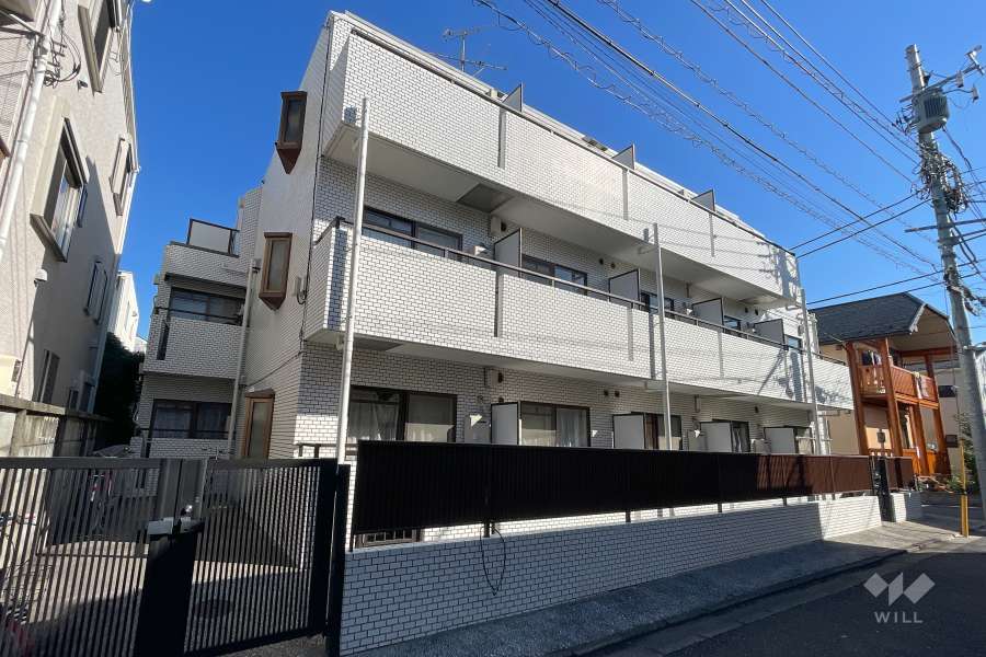 ルーブル多摩川の外観（北西側から）