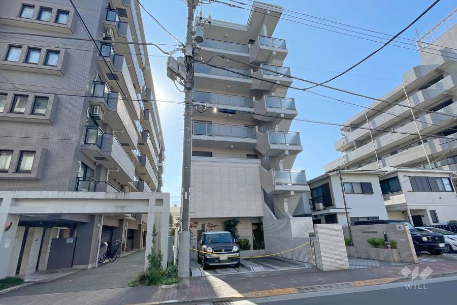 アクロスコート池上の外観（北側から）