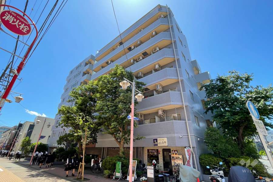 キャッスルエイト東矢口の外観（北東側から）