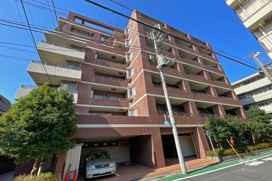 アクシルコート蒲田ウエストの外観（南東側から）