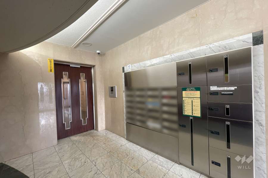 共用ポストと宅配ボックス