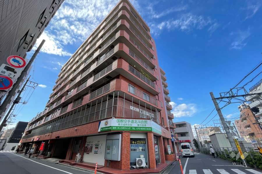 西蒲田さんろーどダイヤモンドマンションの外観（南東側から）