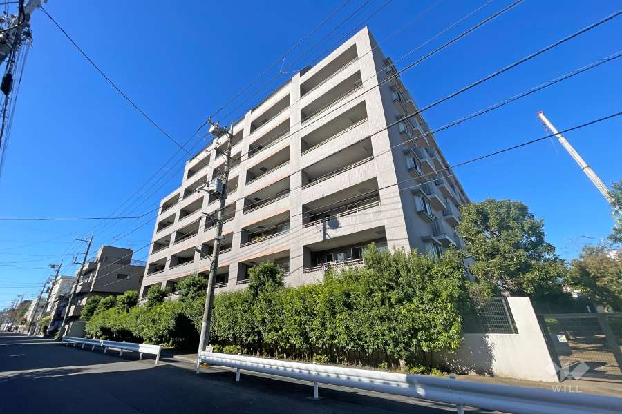 ブロードコート池上の外観（南東側から）