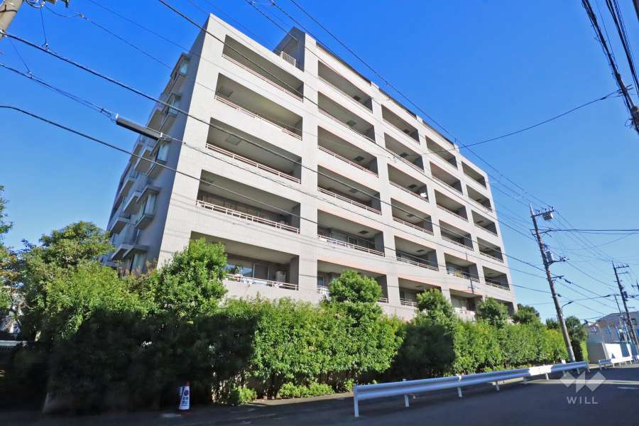 ブロードコート池上の外観（南西側から）