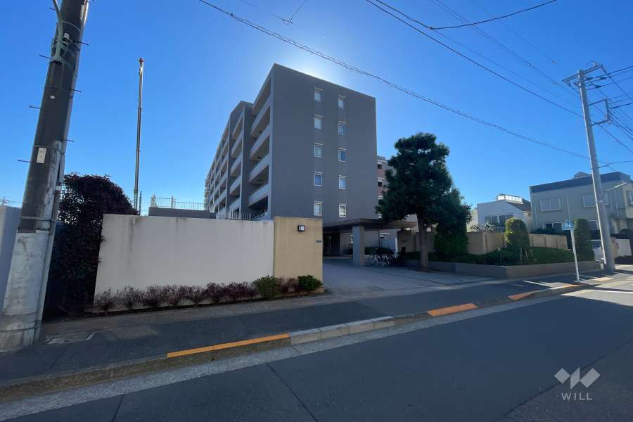 ブロードコート池上の外観（北東側から）