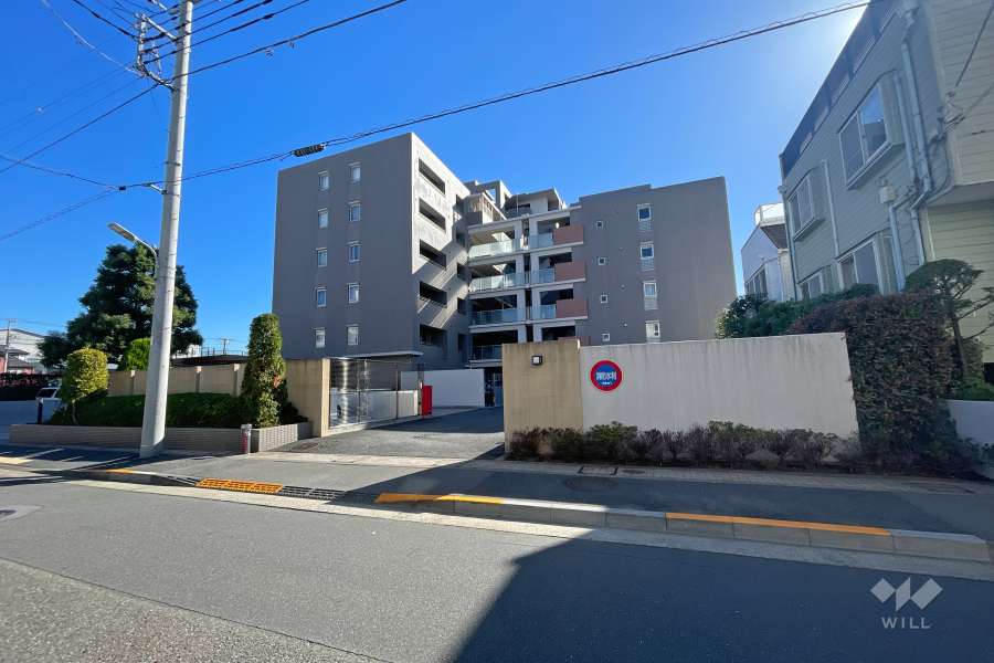 ブロードコート池上の外観（北西側から）