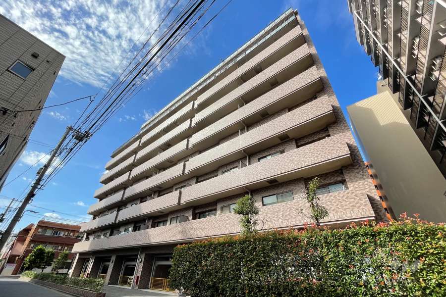 クレッセント蒲田3の外観（南東側から）