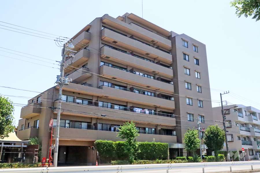 エクラン久が原の外観(北西側から)