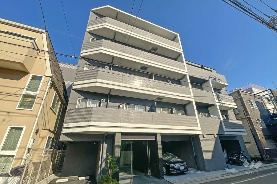 ヴォーガコルテ久が原アジールコートの外観（南西側から）