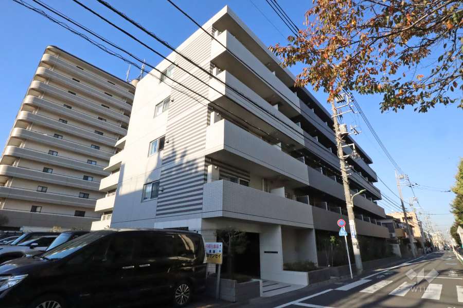 アクサス蒲田南の外観(南東側)