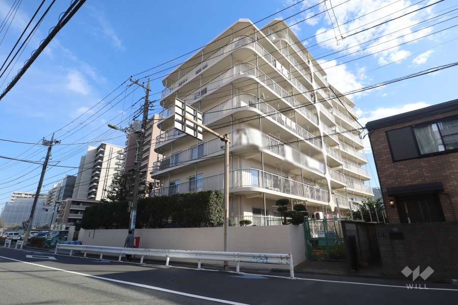 メガロン東六郷の外観（北西側から）