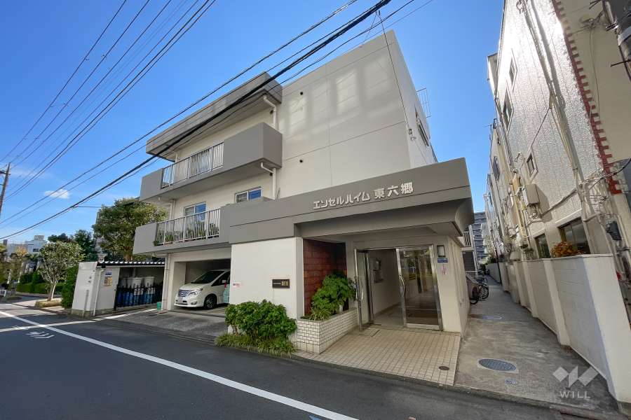 エンゼルハイム東六郷の外観（北側から）