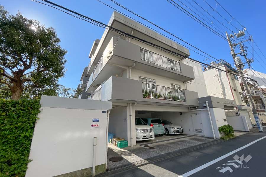 エンゼルハイム東六郷の外観（北東側から）