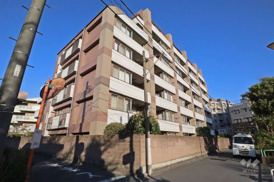 クレッセントウインドスクエアの外観（南西側から）