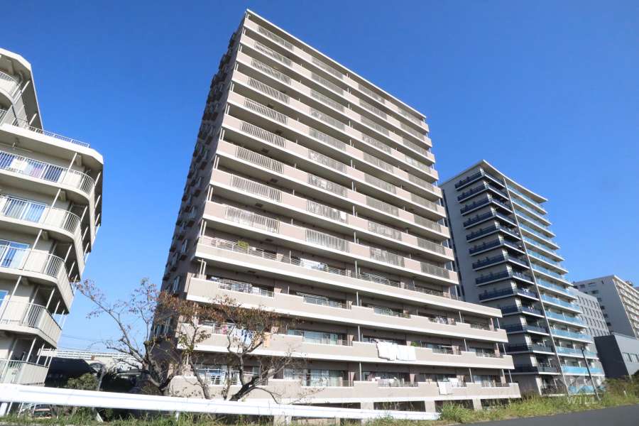 京急シティ多摩川の外観(南西側から)