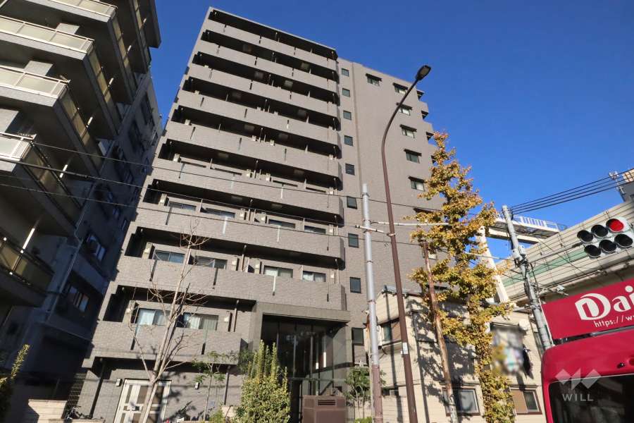ルーブル羽田西の外観(南西側から)