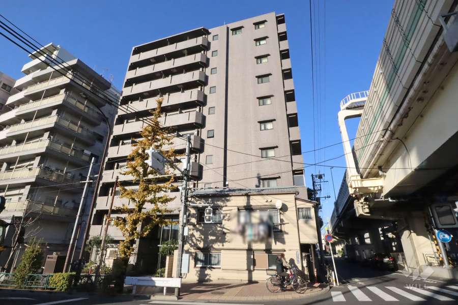 ルーブル羽田西の外観(南東側から)