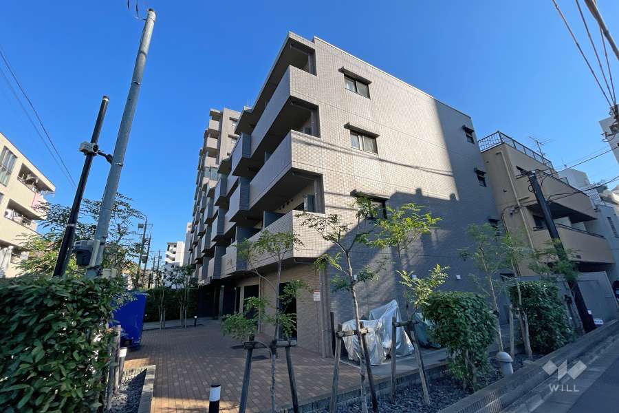 ルーブル大鳥居伍番館の外観（北西側から）