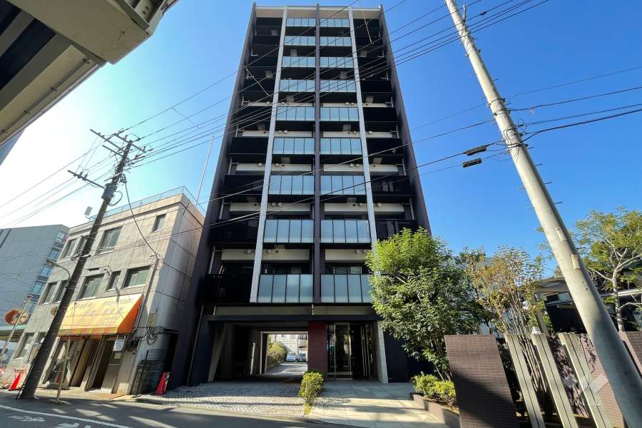 ハーモニーレジデンス羽田ウエストの外観（東側から）