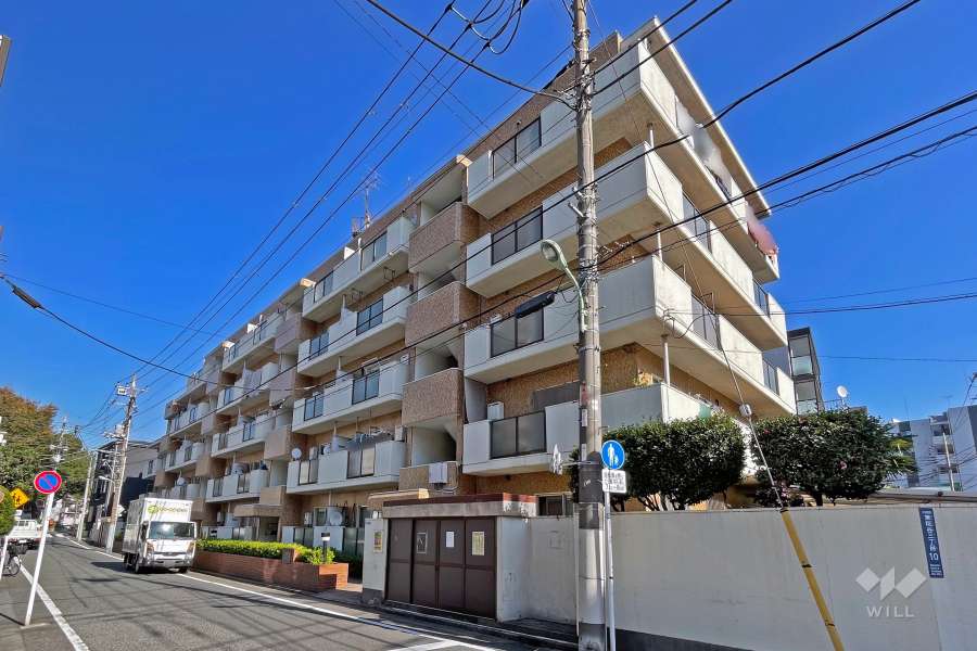 東糀谷ローヤルコーポの外観（南西側から）