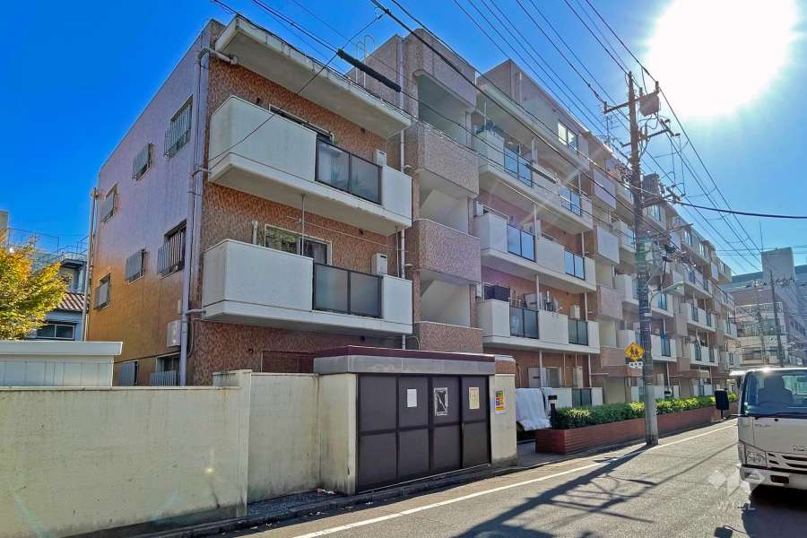 東糀谷ローヤルコーポの外観（北西側から）