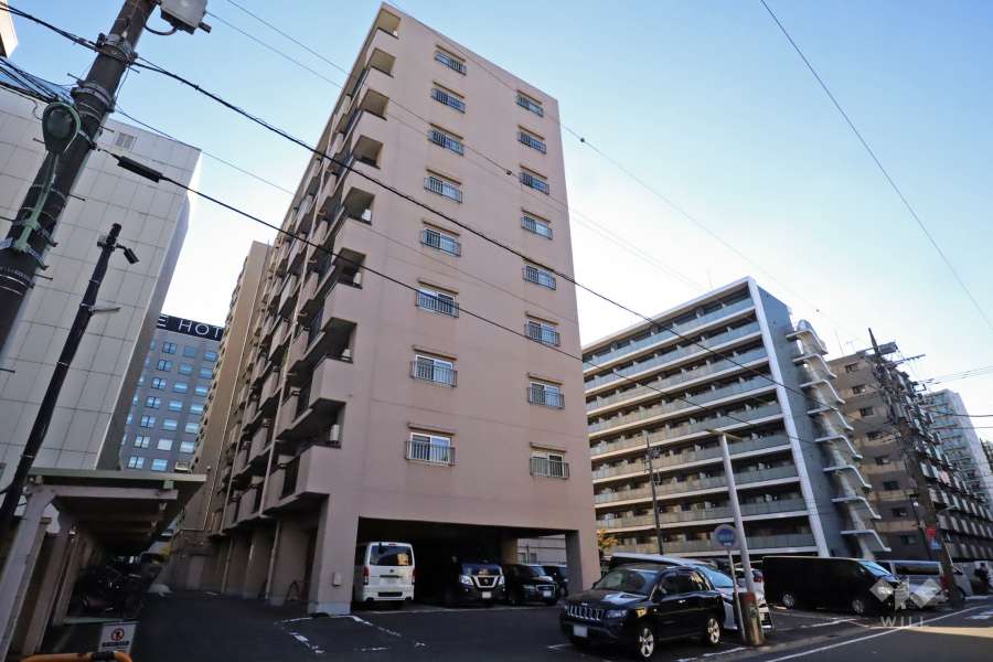 トーア第２糀谷マンションの外観(北東側から)