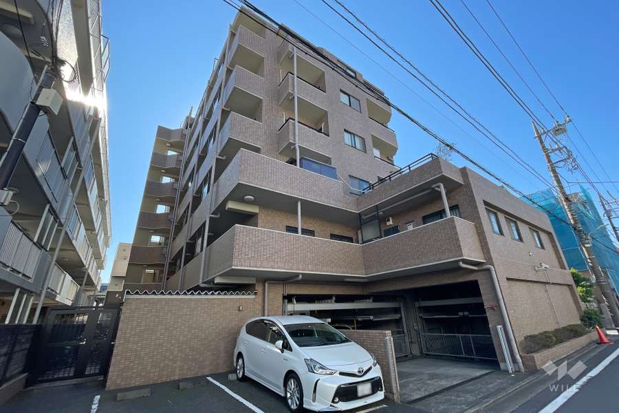 グランイーグル蒲田東の外観（北東側から）