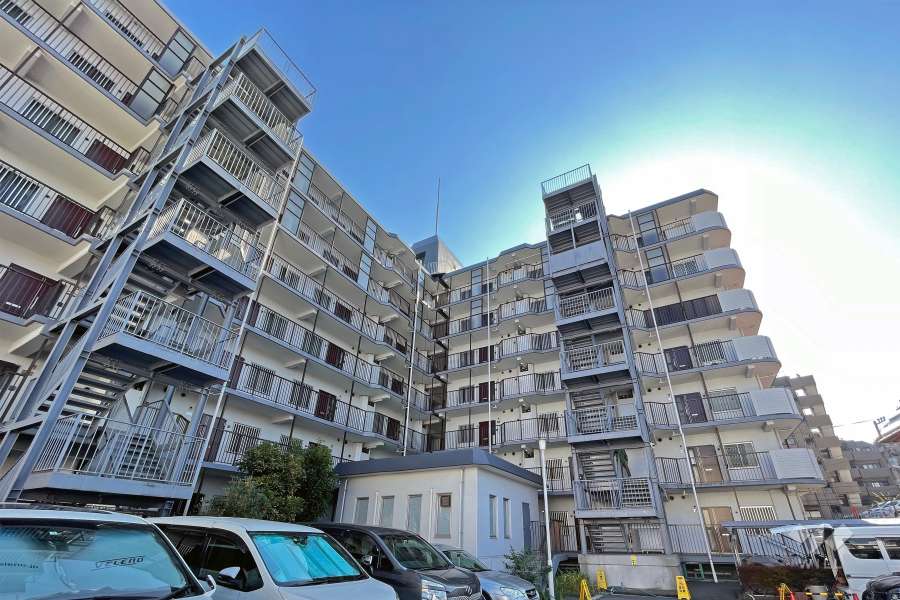ニューライフマンション東糀谷の外観（北側から）