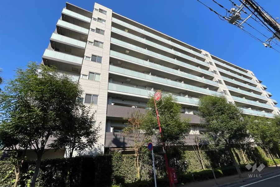 ライオンズウイングゲートの外観（南西側から）　　