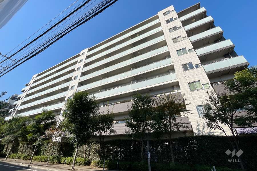 ライオンズウイングゲートの外観（南東側から）