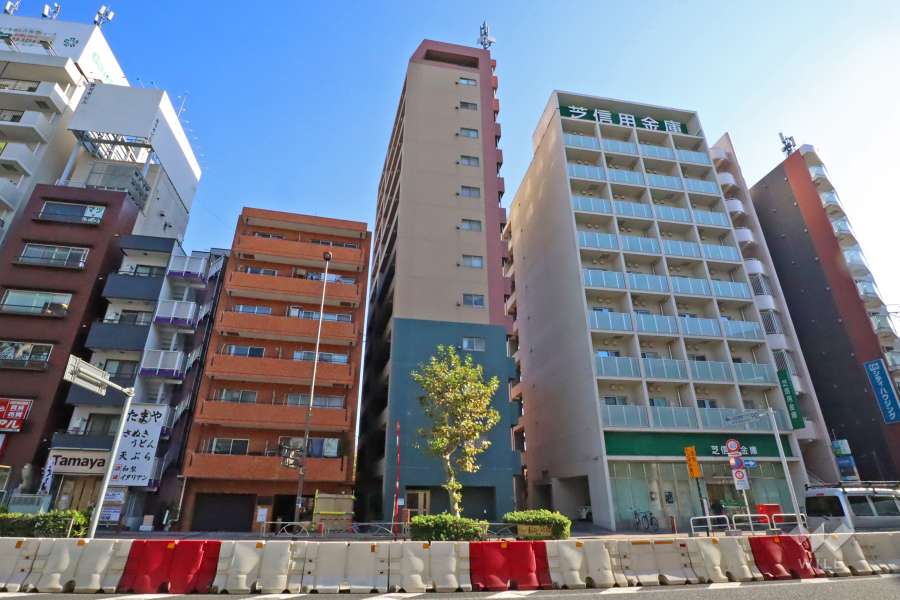 シンシア蒲田ステーションプラザの外観（北側から）