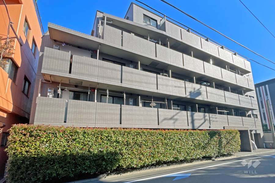 ルーブル蒲田南弐番館の外観（南西側から）