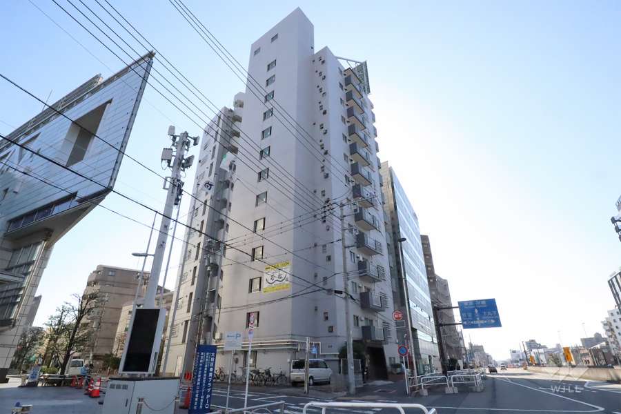 ニックハイム京浜蒲田の外観(北側から)