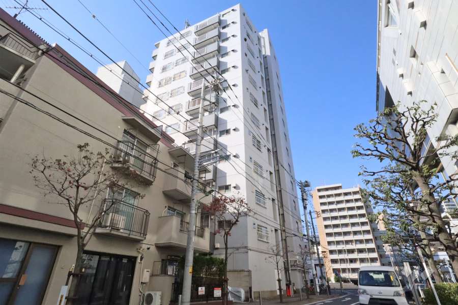 ニックハイム京浜蒲田の外観(東側から)