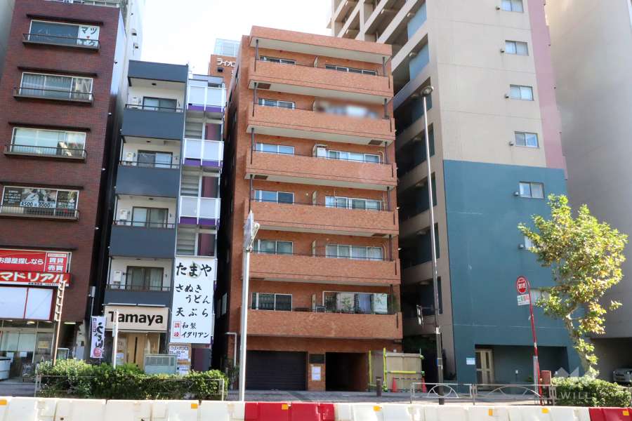 ライオンズマンション蒲田の外観(北側)