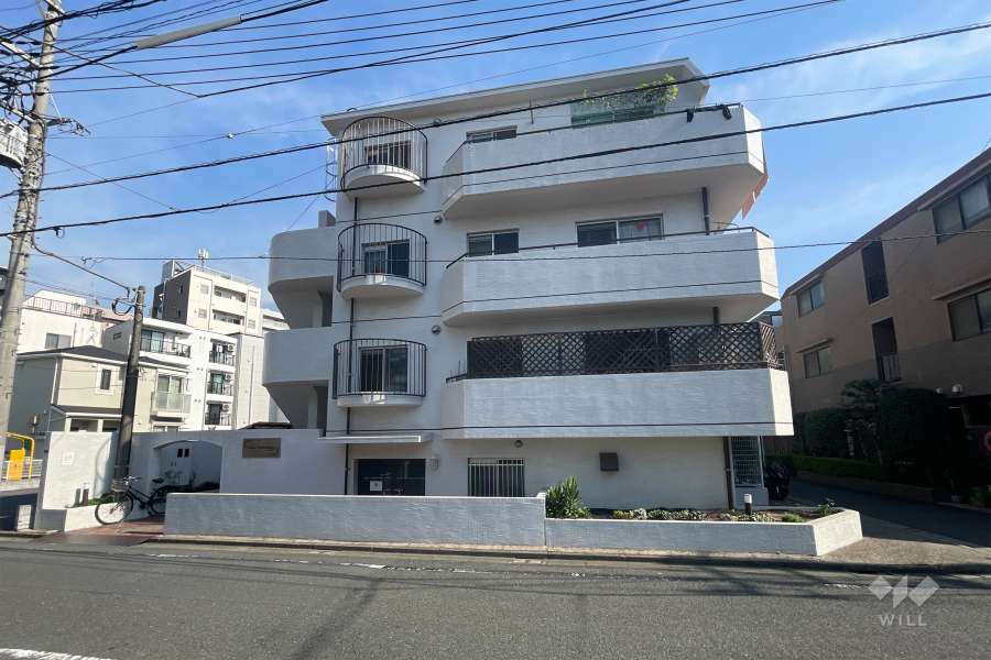 パレス京浜蒲田の外観（南西側から）