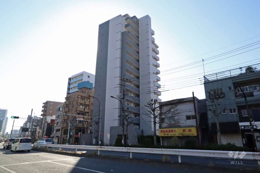 メインステージ蒲田5の外観(北西側から)