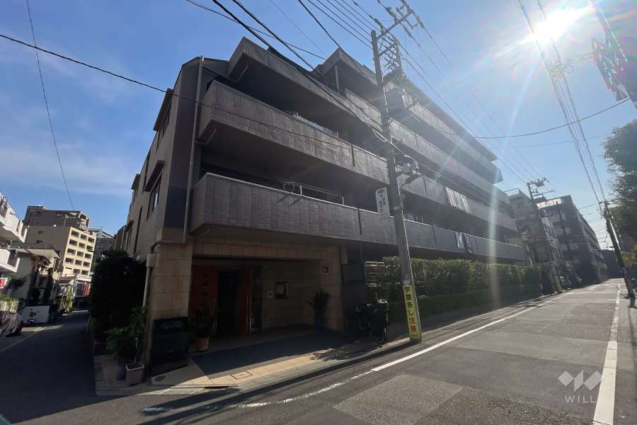 レクセルマンション京急蒲田の外観（北西側から）