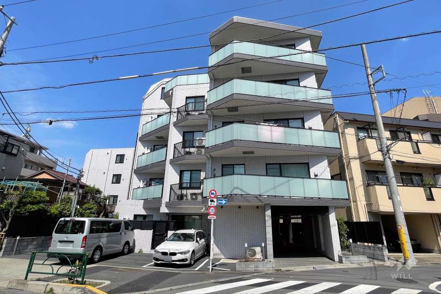 プレシス久が原の外観（北西側から）