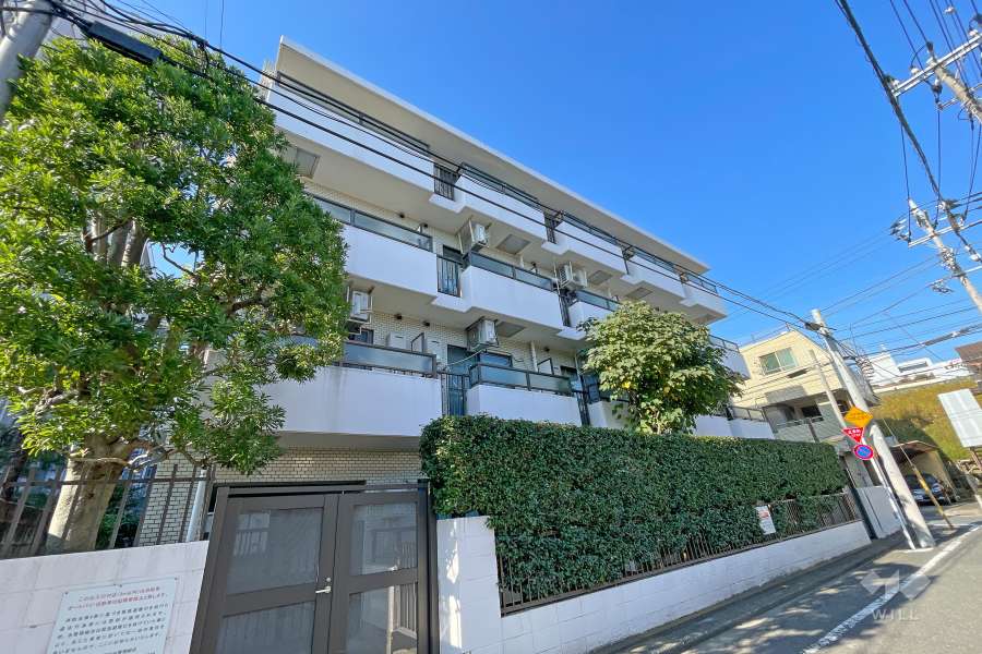 パレドール石川台の外観（北東側から）