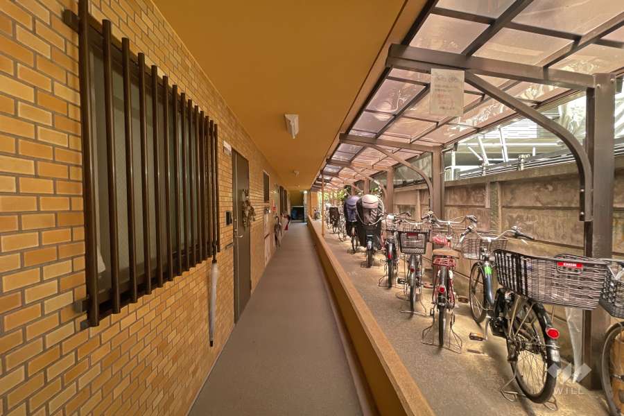 共用廊下、駐輪場