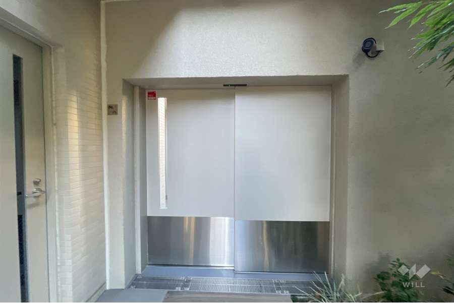 駐輪場の出入り口