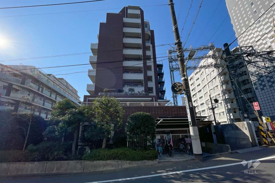 シーアイマンション雪が谷の外観（北西側から）　　