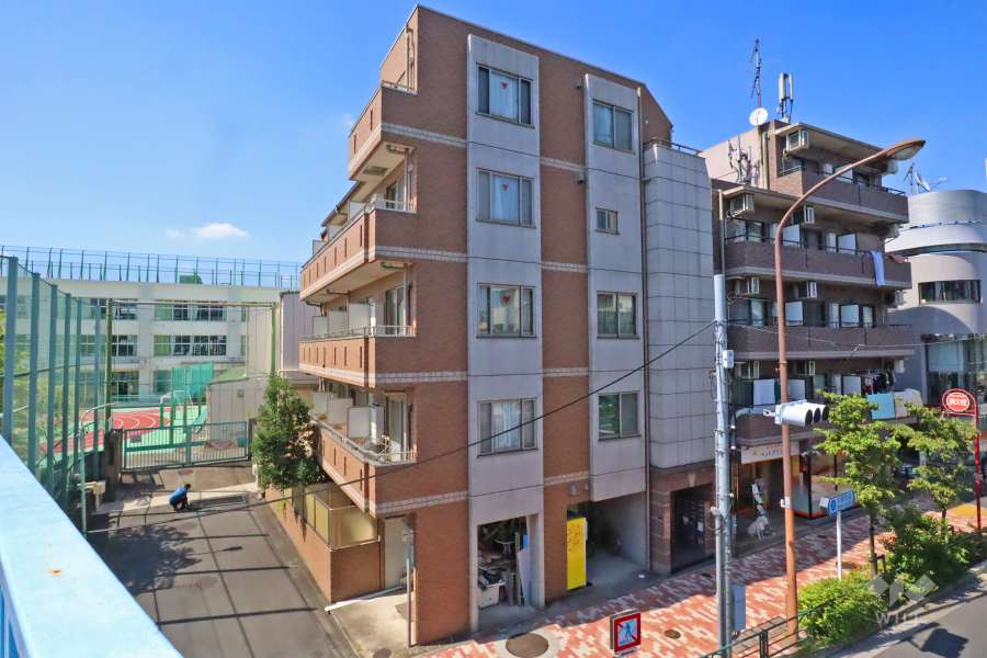 プログレス洗足池の外観(南西側から)