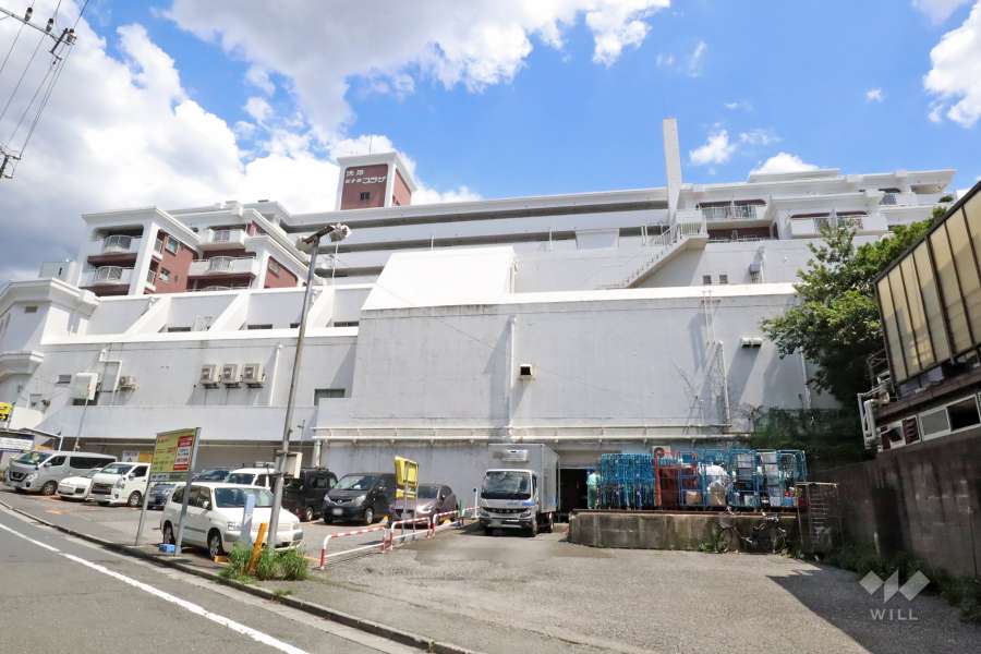 洗足ミナミプラザの外観（北西側から）